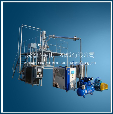 上海250L液壓升降減壓蒸餾反應釜系統(tǒng)